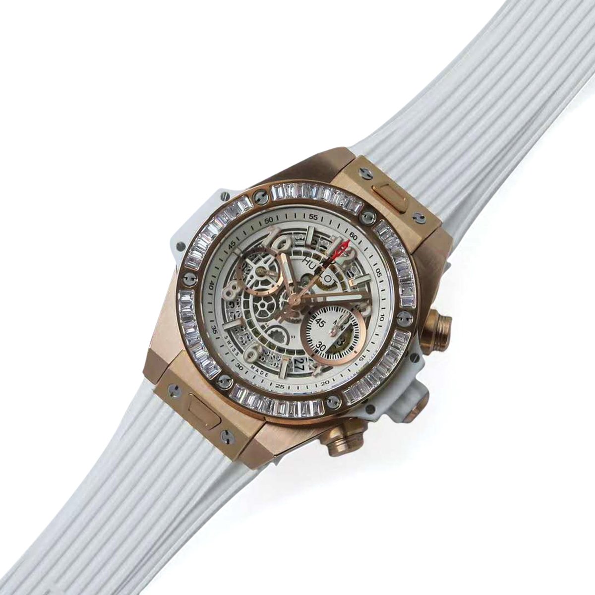 Big Bang Unico Gold White with D1am0nd